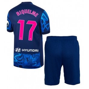 Atletico Madrid Rodrigo Riquelme #17 Dětské Alternativní dres komplet 2024-25 Krátký Rukáv (+ trenýrky)
